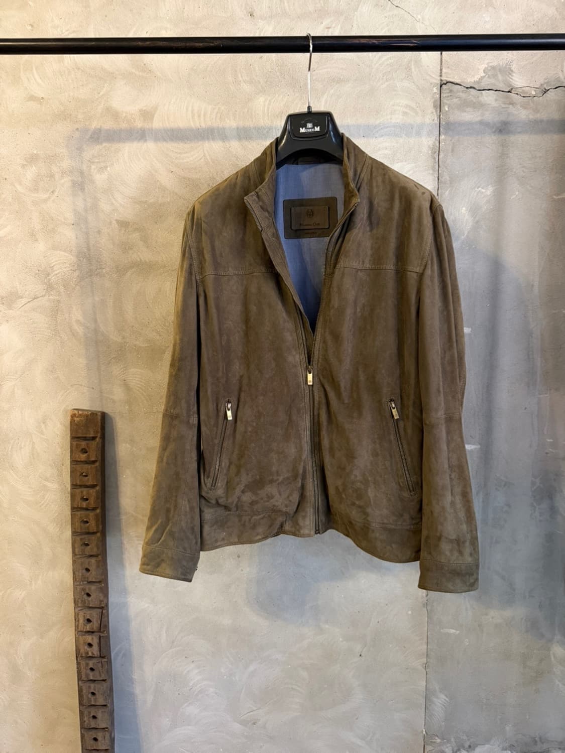 마시모두티 스웨이드 싱글 레더 자켓 105 상품이미지2