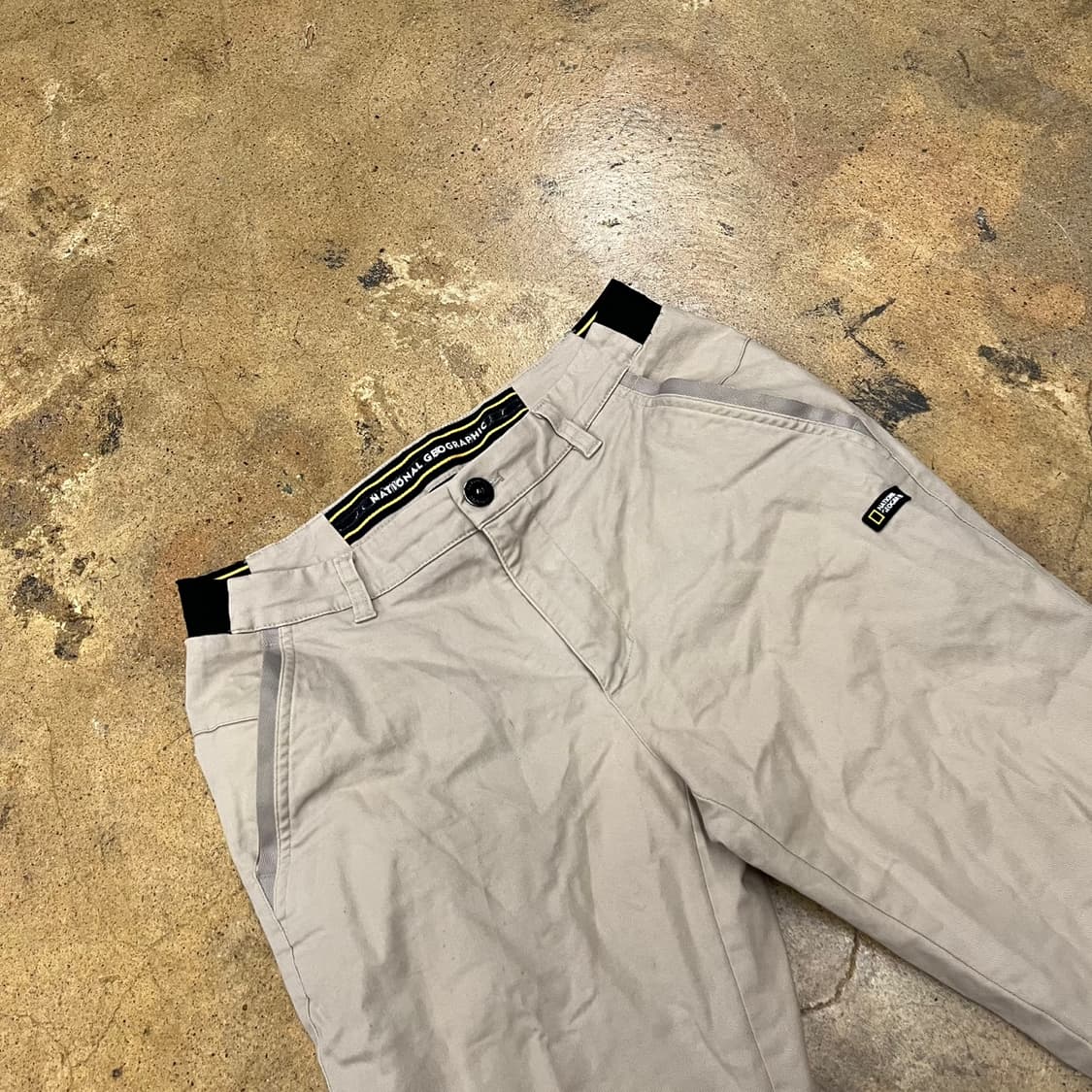 [정품] 내셔널지오그래픽 베이지 면바지 b18 상품이미지1