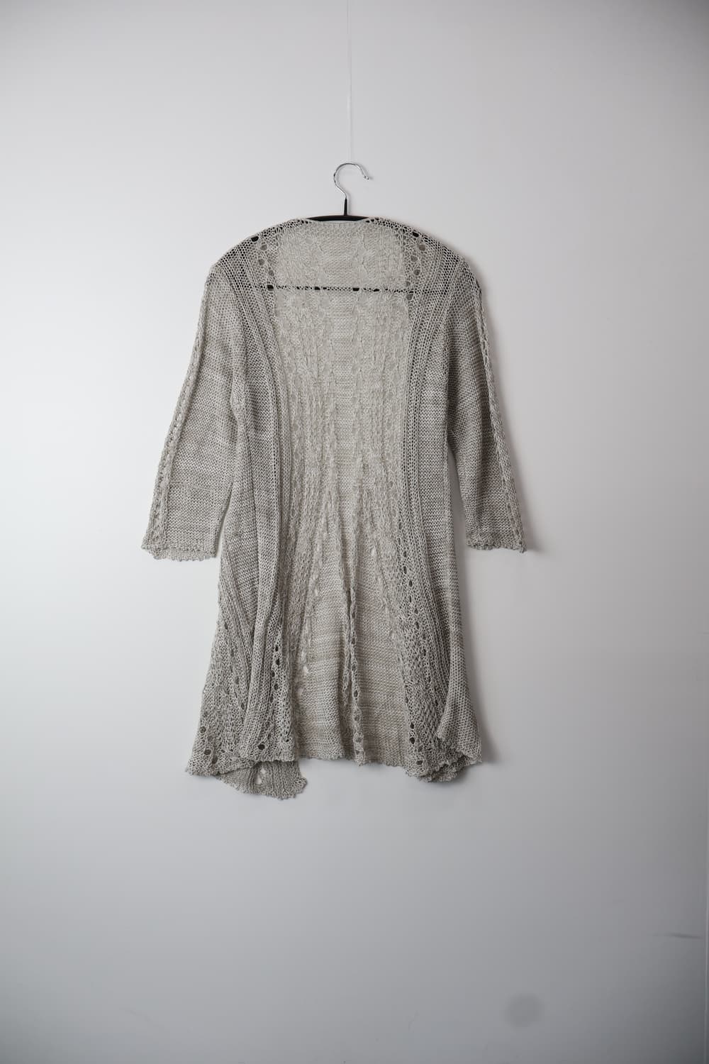 Jpn Wood Button Gray Cardigan 상품이미지5