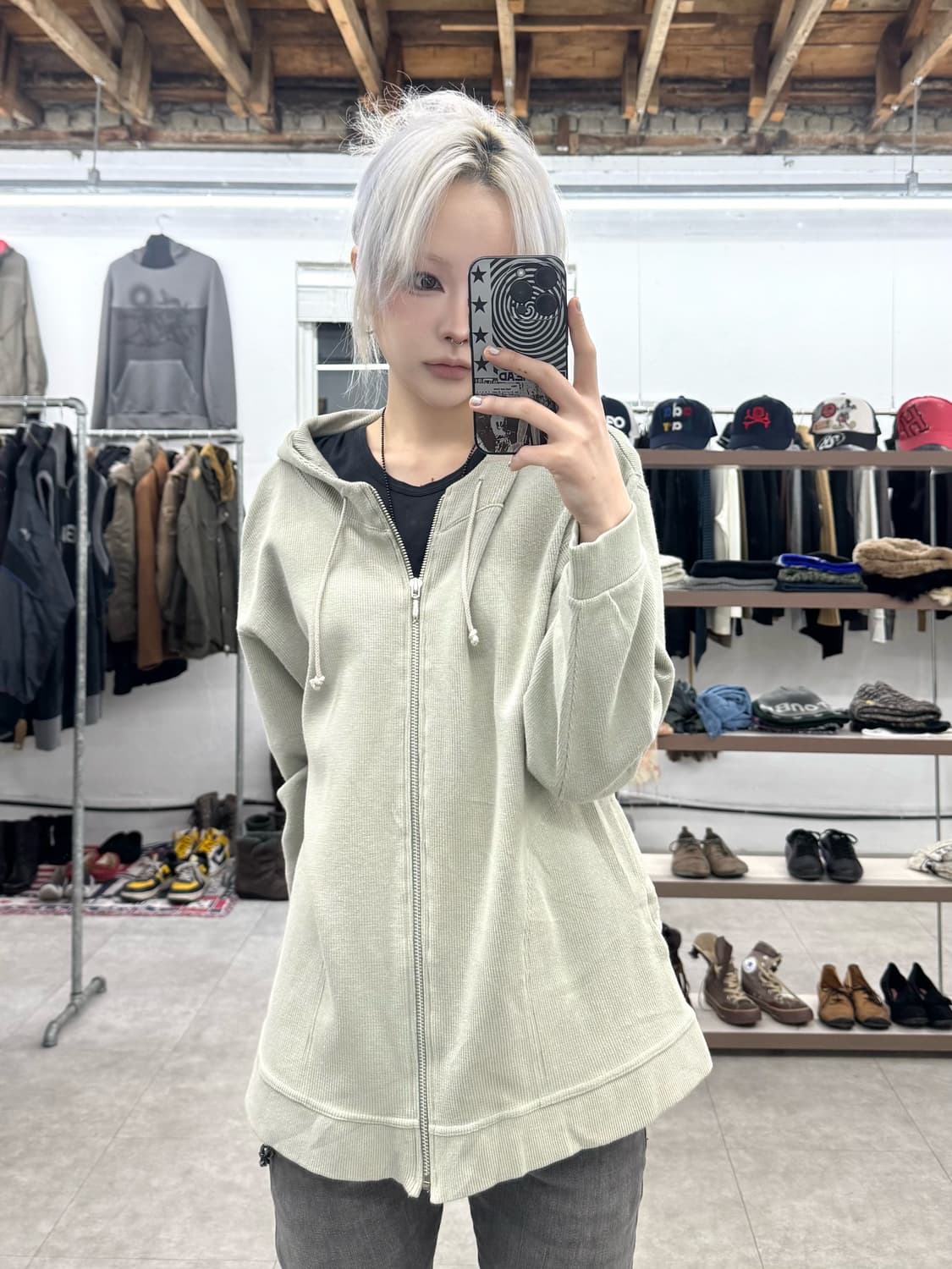 마리떼 프랑소와 저버 후드 집업 상품이미지1