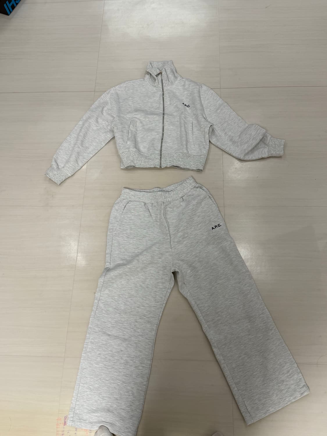 국문택 아페쎄 스웻셋업 상품이미지1