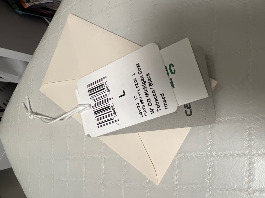 (우먼스) 칼하트 WIP OG 미시건 코트 토바코 블랙 린스드 L 상품이미지4