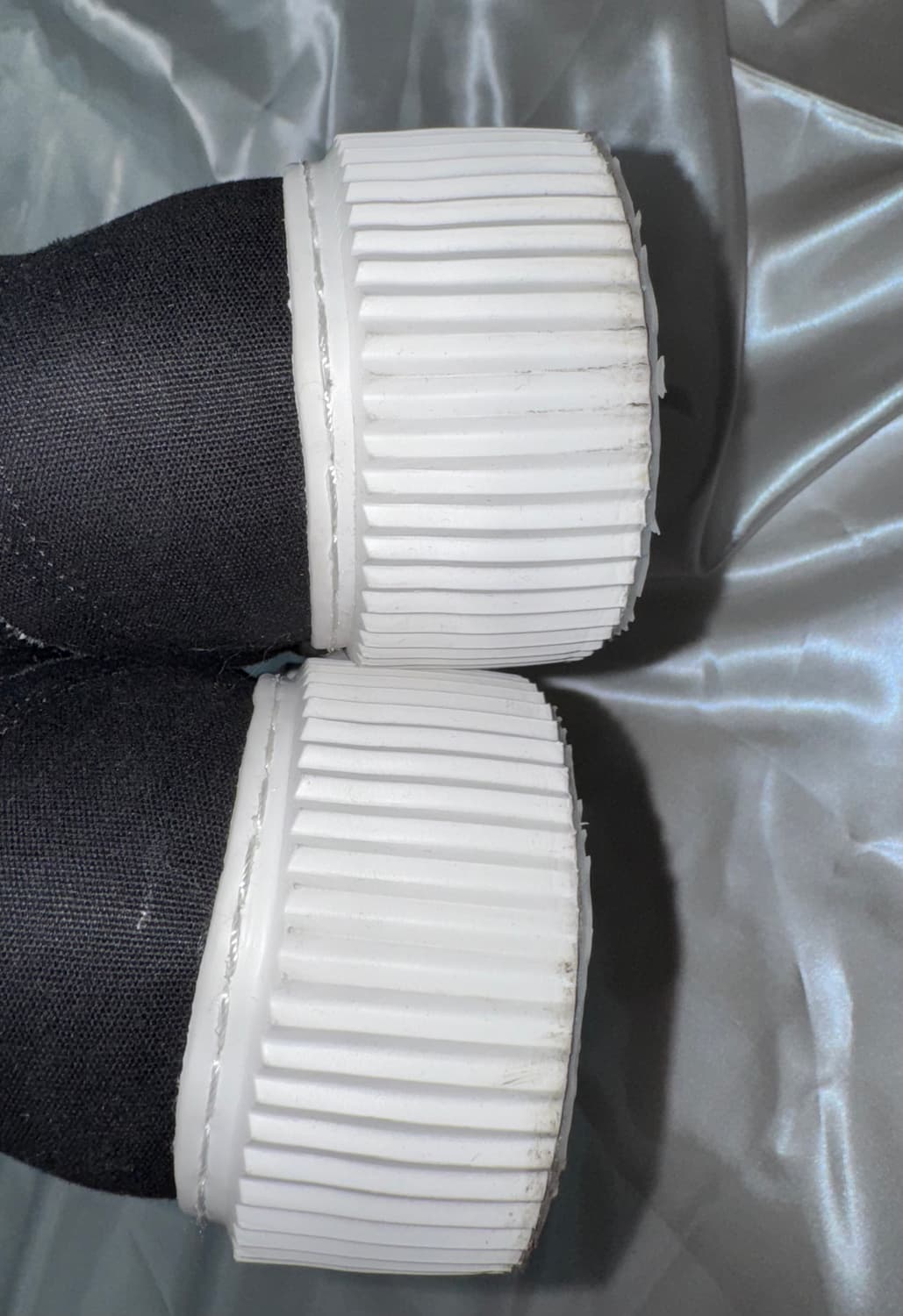 언더커버리즘 블랙 캔버스 로우탑 스니커즈 (260mm) 상품이미지7