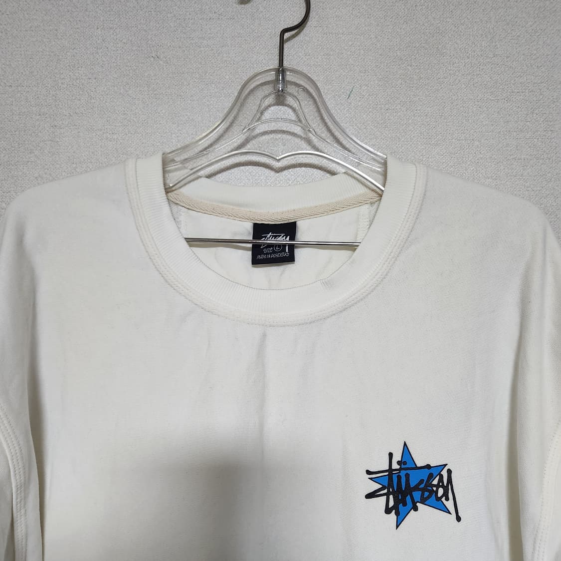 스투시 별 맨투맨 L 상품이미지3