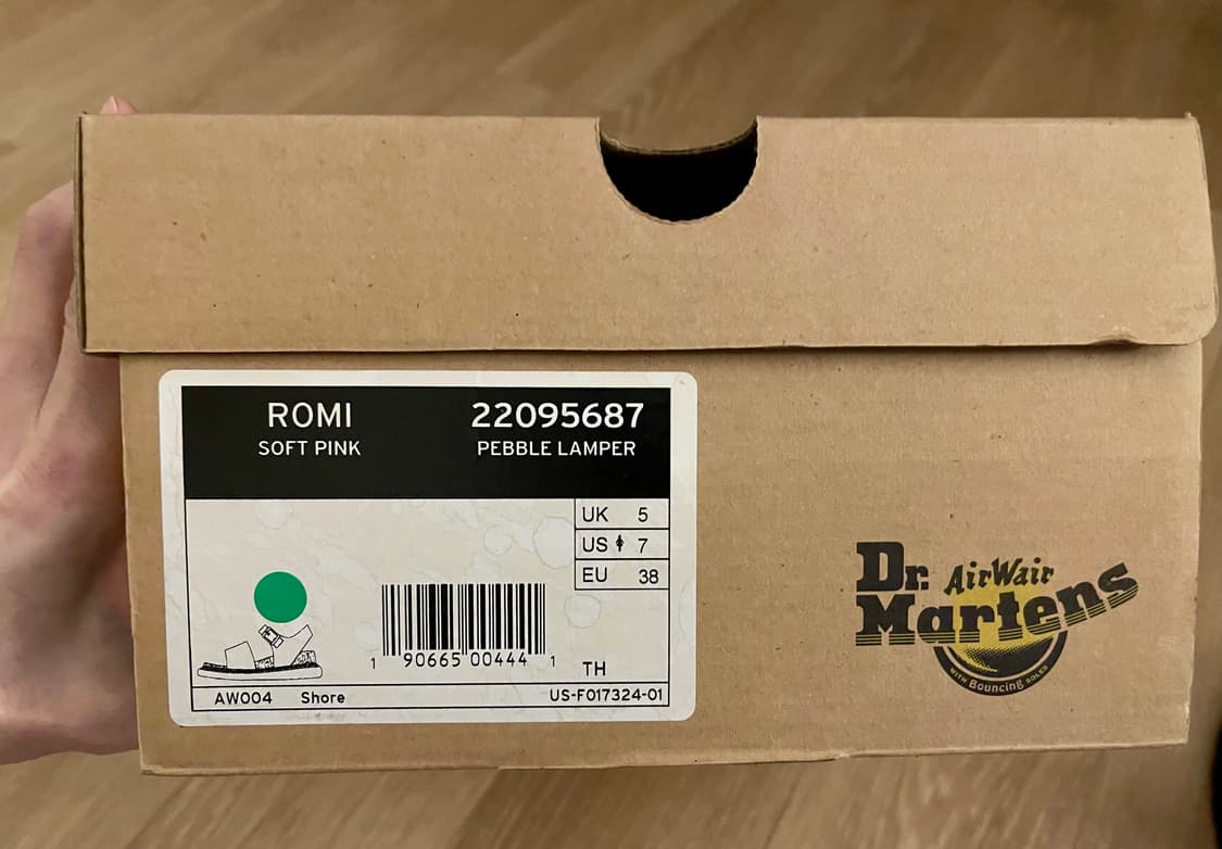 새상품/Dr.Martens 닥터마틴 로미(ROMI) 샌들 소프트 핑크  상품이미지9