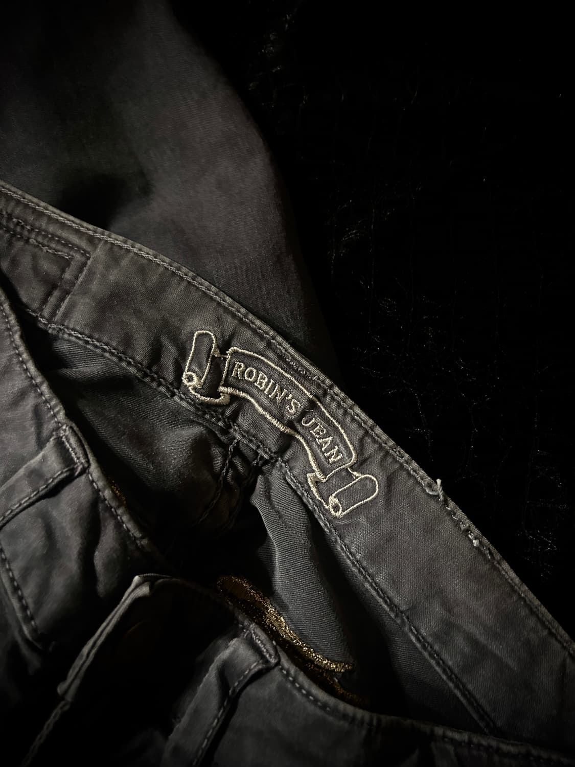 [Robins Jeans] 로빈스진 y2k 로우라이즈 세미부츠컷 팬츠 상품이미지3