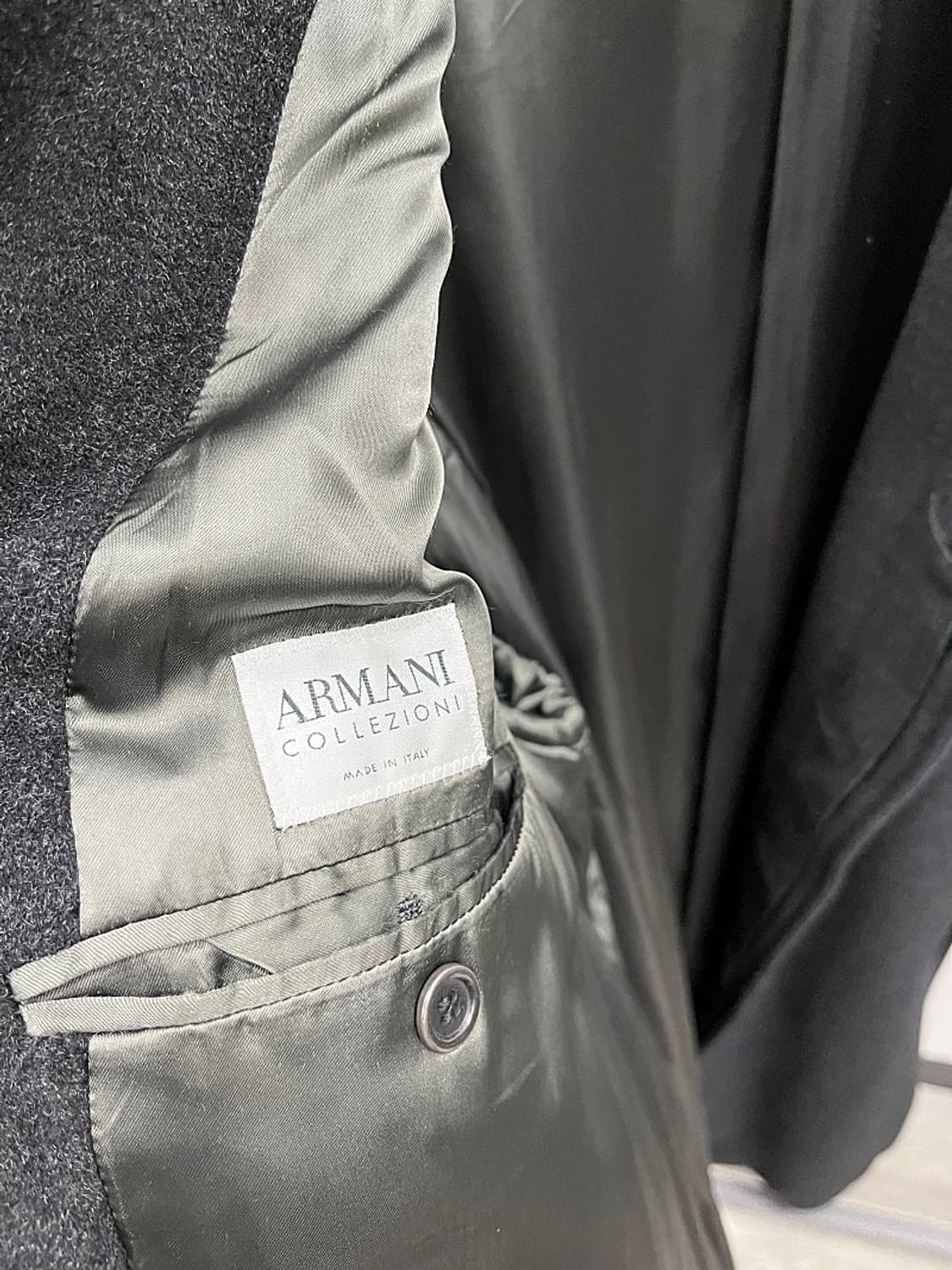 110) 알마니꼴레지오니 캐시미어 롱코트 상품이미지7