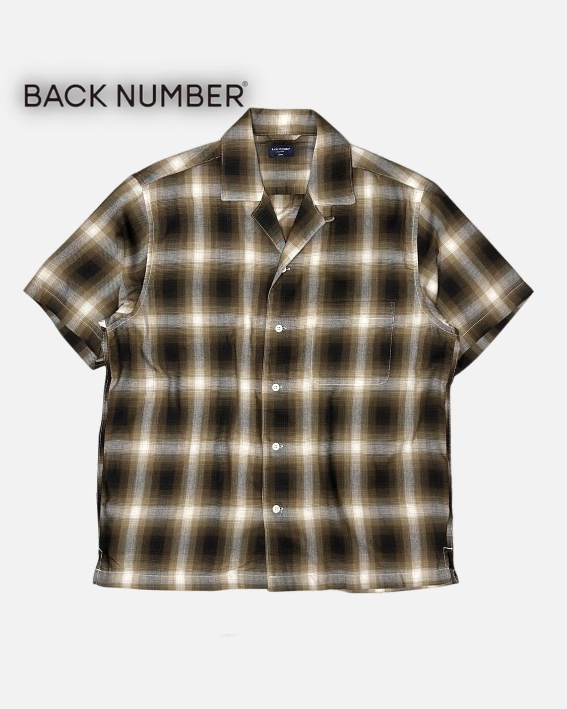 fade check open collar shirt 상품이미지1