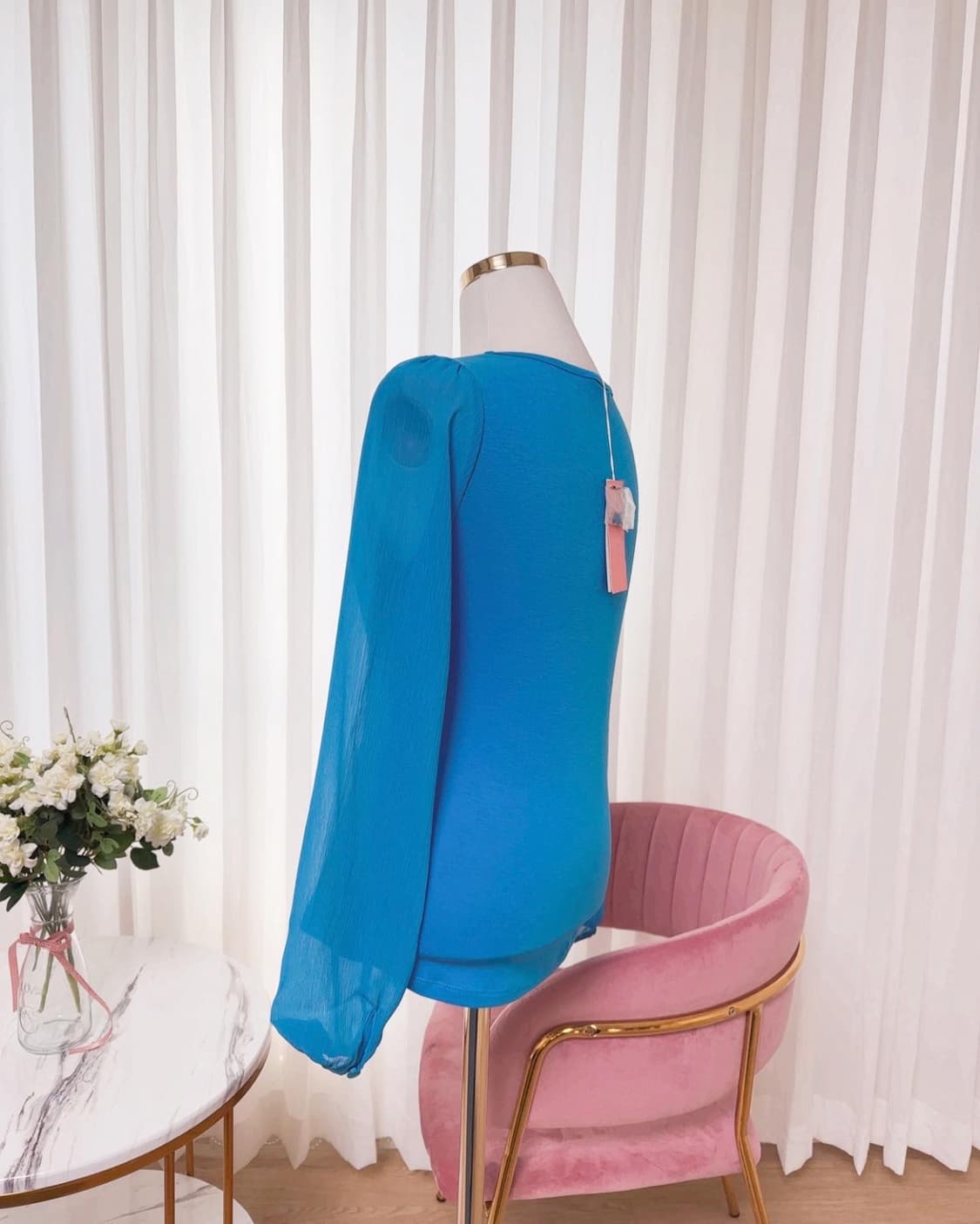 [택새상품] YESSEA 예쎄 프린팅 퍼프 블라우스 상품이미지7