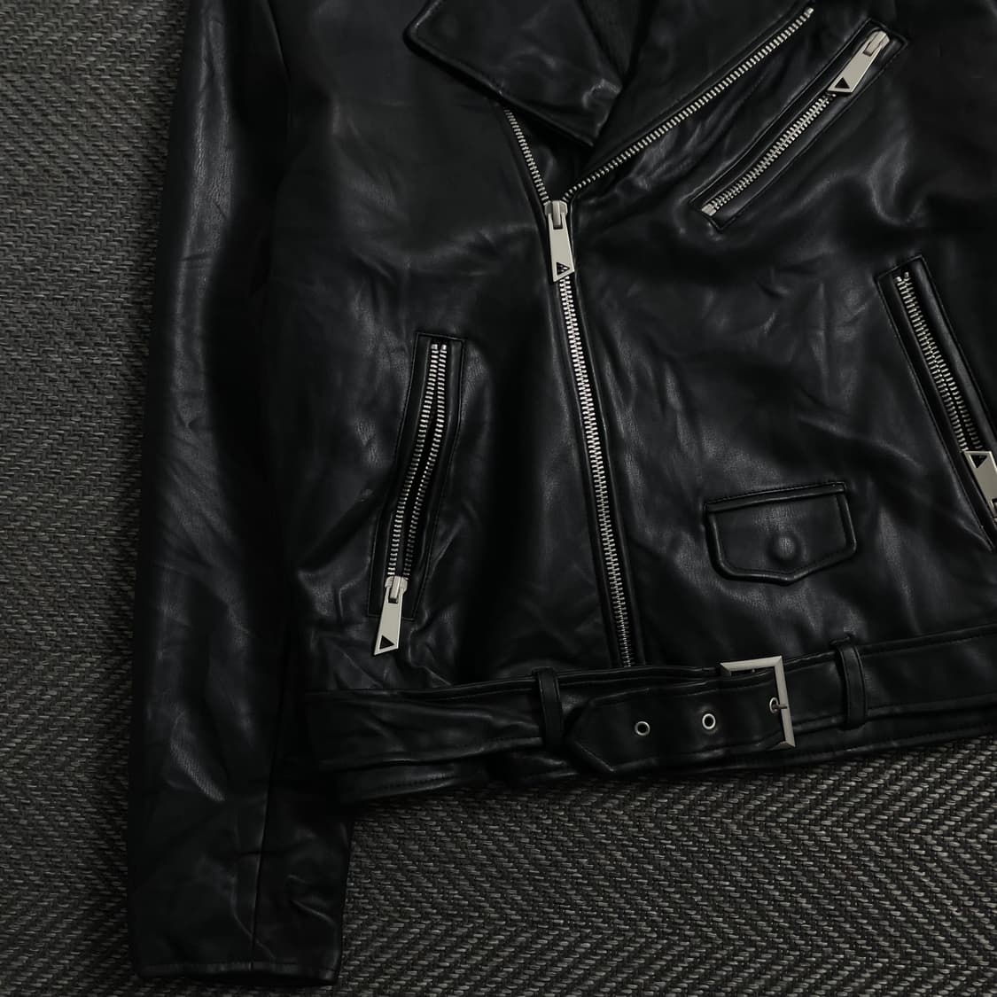 빈티지 레더 라이더 자켓y 4168 상품이미지4