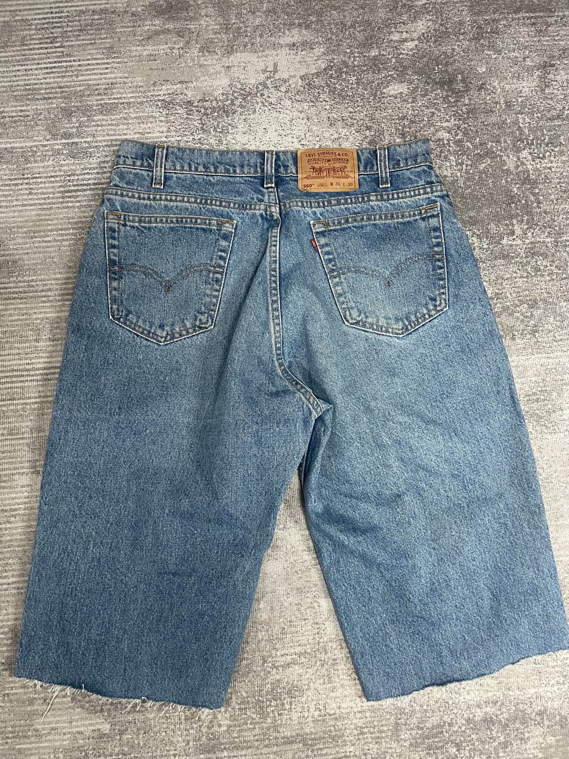 MADE IN USA Levis 560 7부컷팅 상품이미지6