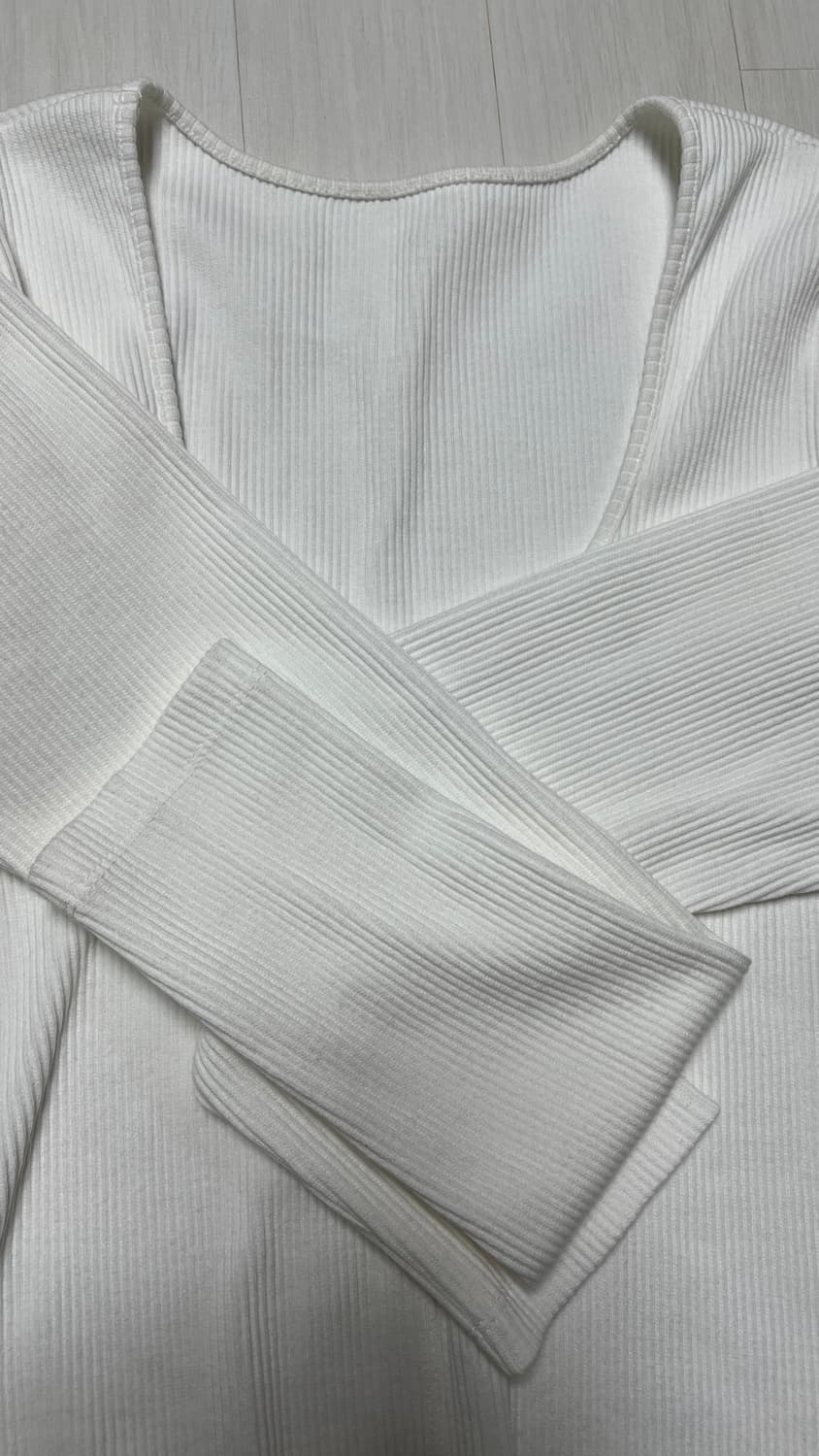 CONIE LONG SLEEVE JERSEY TOP WHITE 상품이미지5