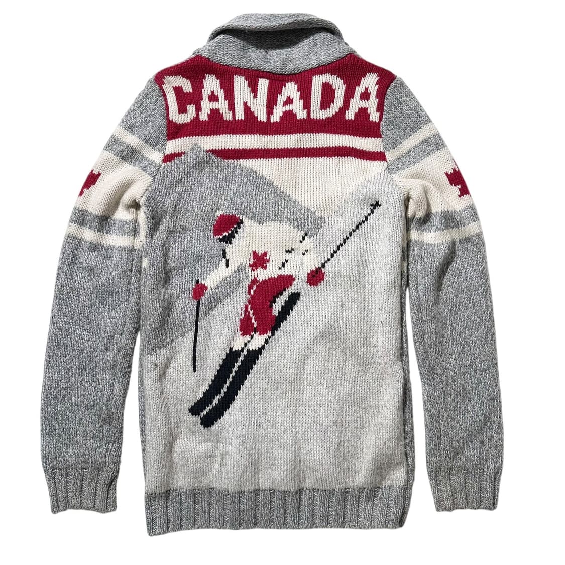 Canadiana 코위찬 스키 숄카라 니트 가디건 상품이미지1