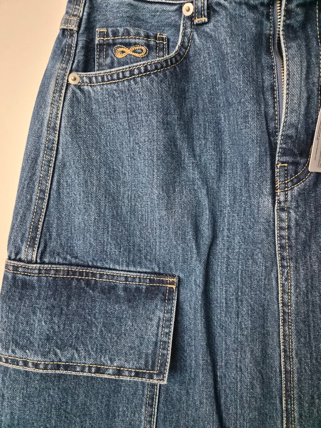 [PLAC x ONNUK] 플랙 온눅 콜라보 카고 데님 스커트 K42 상품이미지8