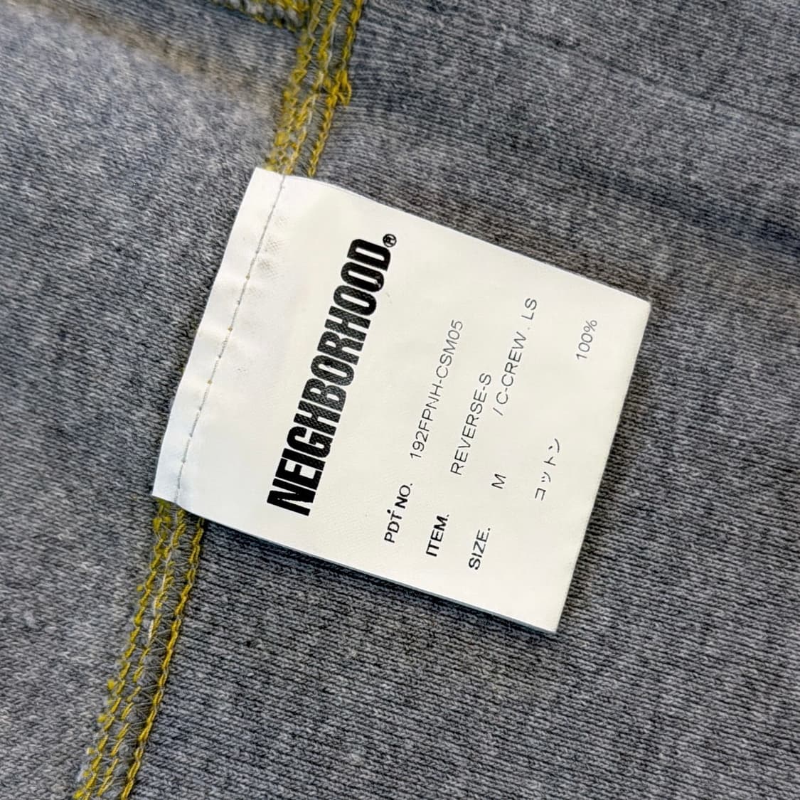 네이버후드 리버스 로고 스웻셔츠 상품이미지7