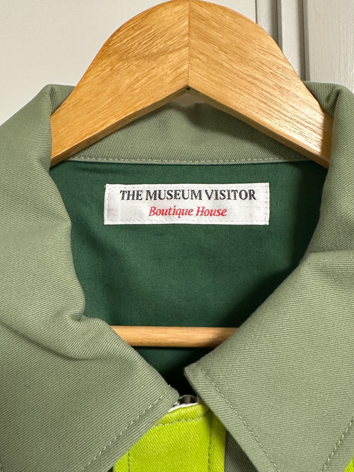 더뮤지엄비지터 봄버 자켓 블루종 자켓 상품이미지2