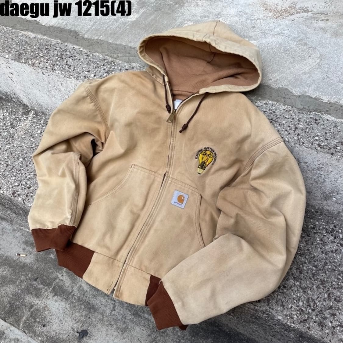 칼하트 헤비 후드 집업 워크자켓 L  상품이미지1