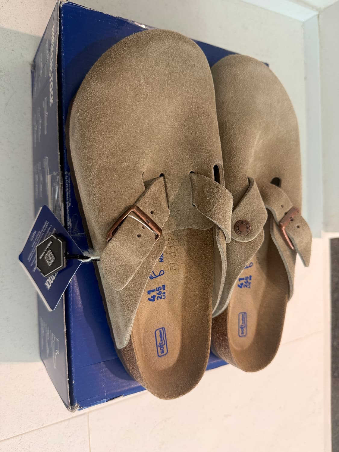 버켄스탁 보스턴 소프트 풋베드 타우페 41 상품이미지2