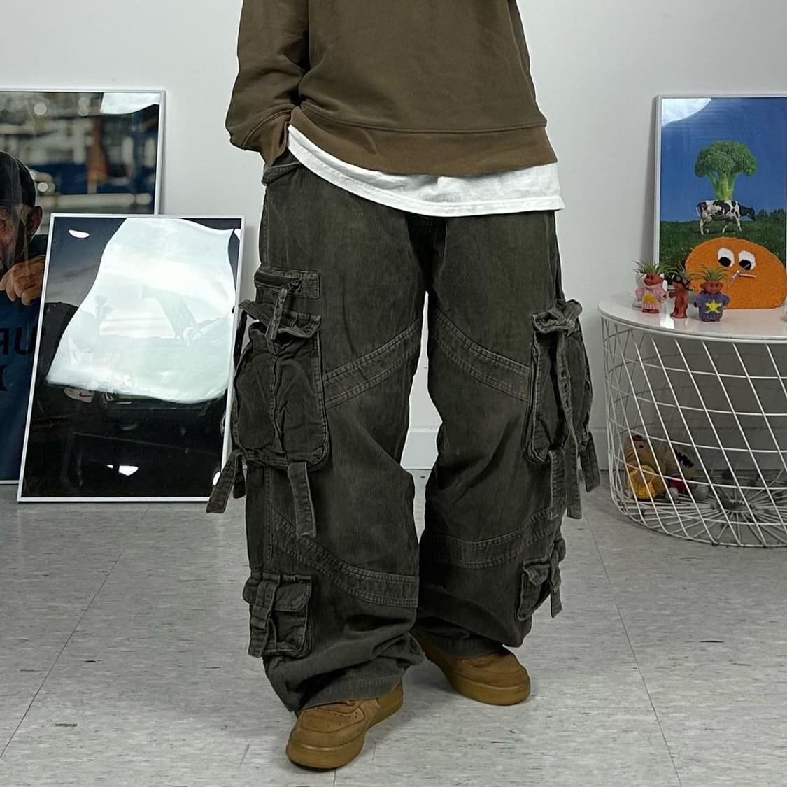vintage corduroy gargo pants 상품이미지4