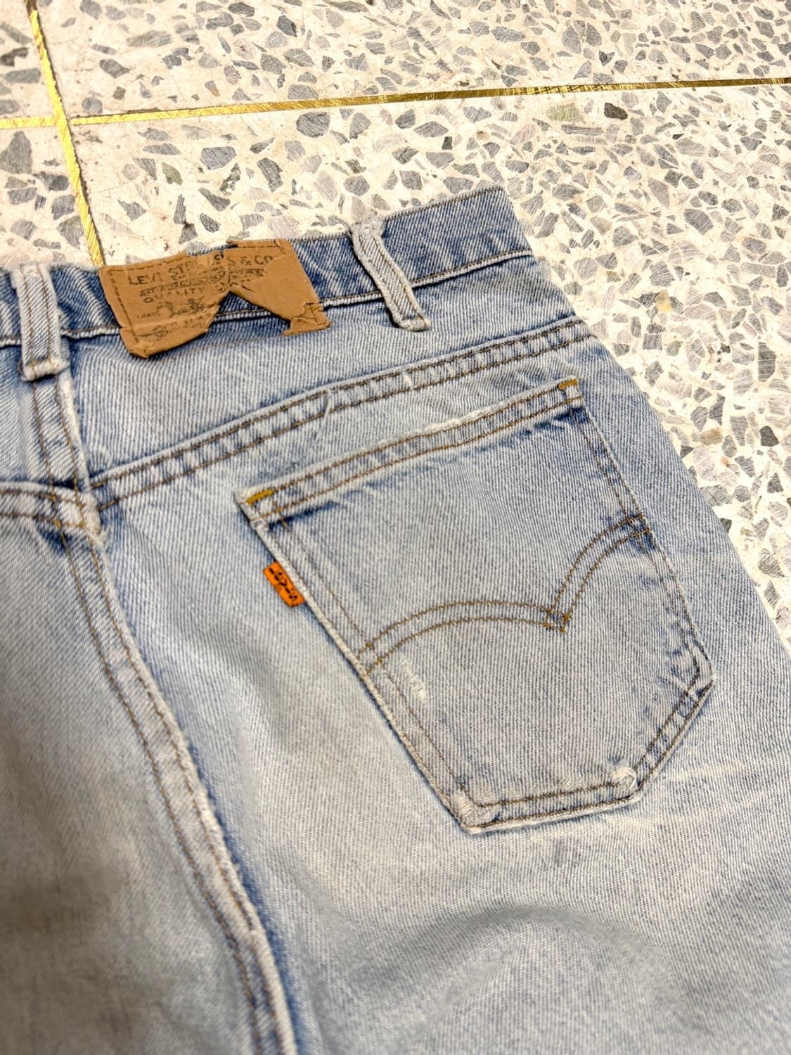 80‘s 리바이스 517 부츠컷 오렌지탭 상품이미지8