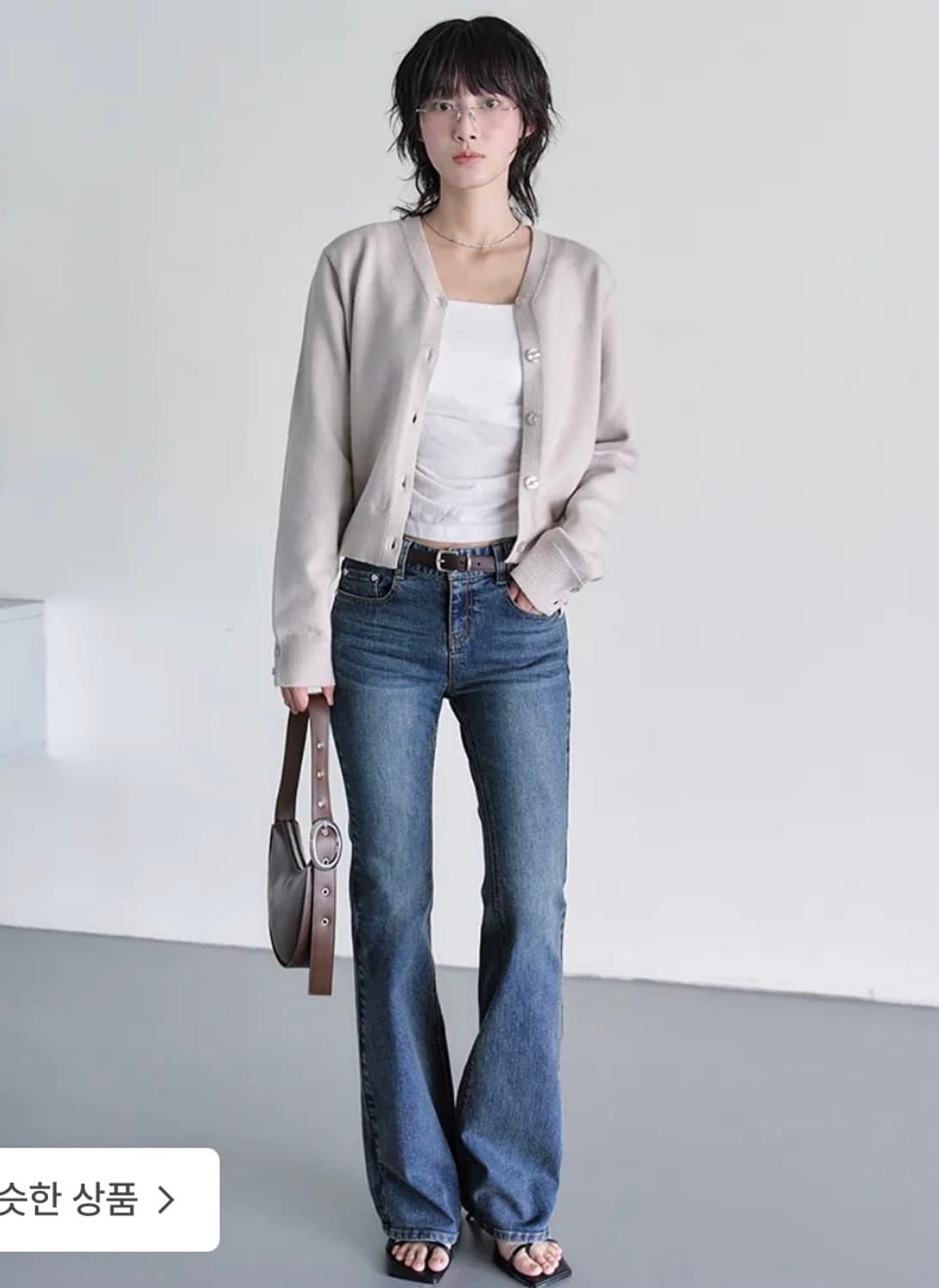 데케트우먼 시그니처 슬림 로우라이즈 바지 팬츠 진청 상품이미지1