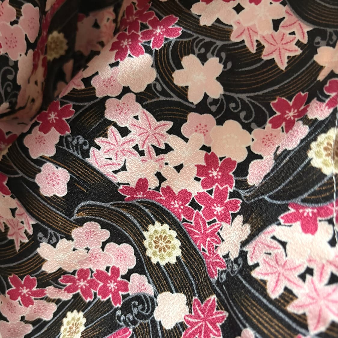 히메갸루 핀터깔 생화이트 사쿠라 벚꽃 포인트 후드 후리스 집업  상품이미지4