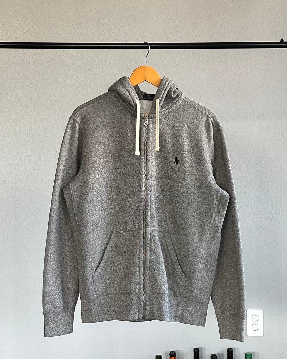 [M]폴로 랄프로렌 그레이 기모 후드집업 상품이미지1