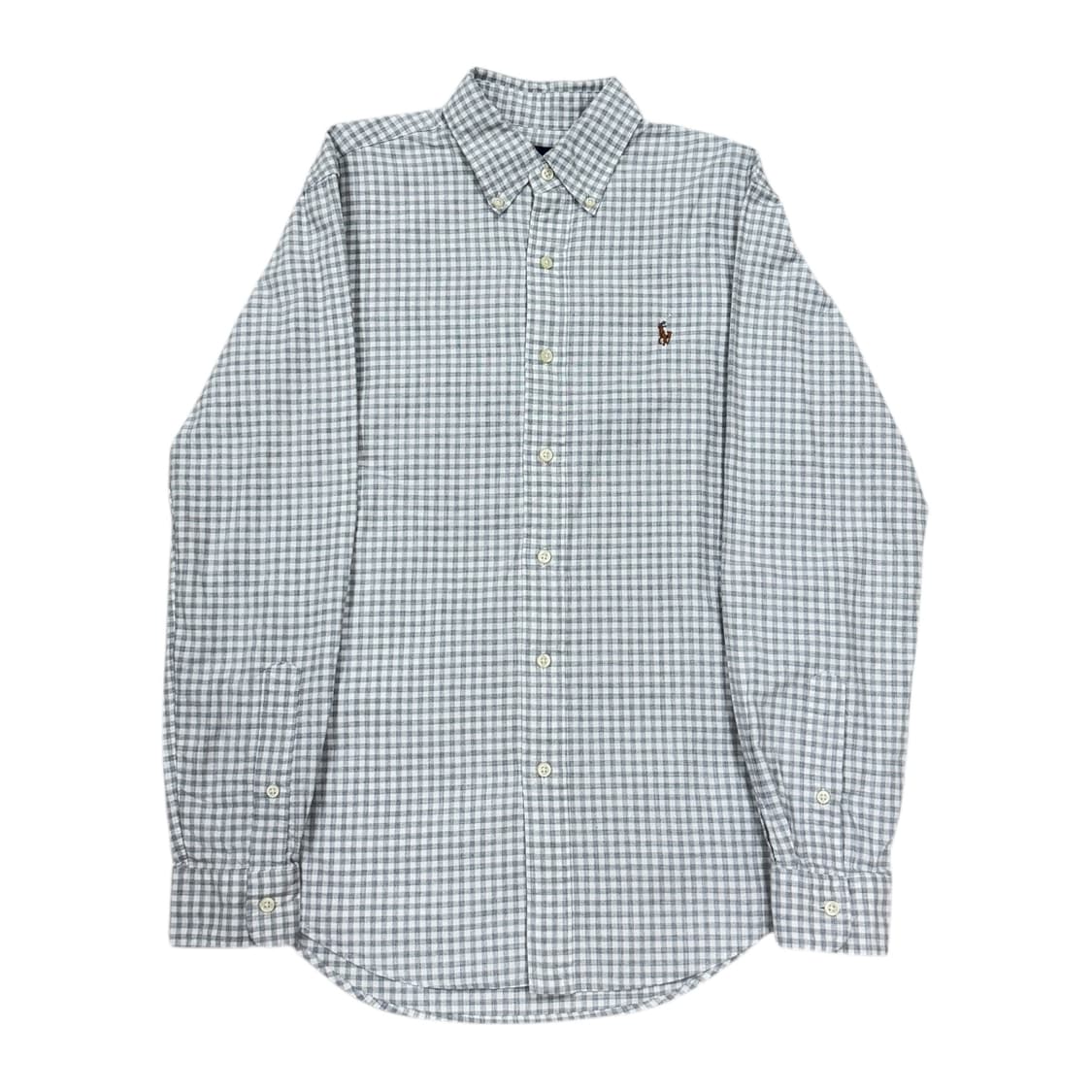 폴로 랄프로렌 신형 체크 셔츠 남방 그레이 S 상품이미지1