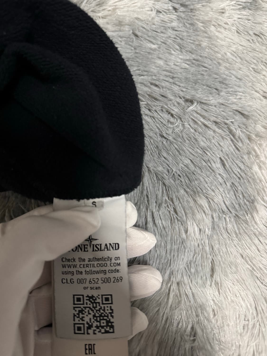 [정품] 스톤아일랜드 블랙 맨투맨 S 상품이미지6