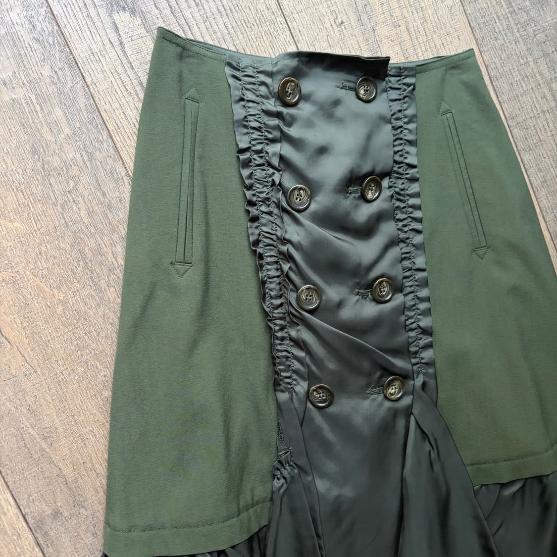 Double Button Docking Frill Skirt 상품이미지5