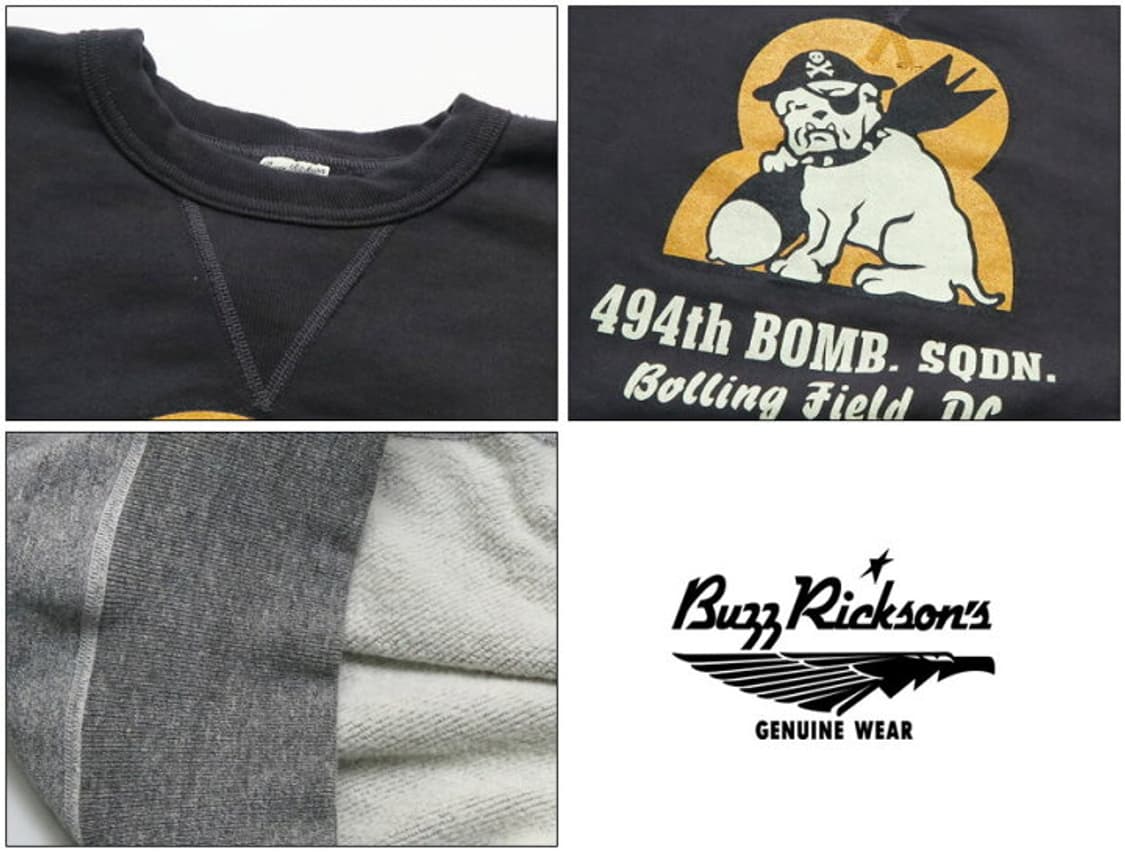 [XL]버즈릭슨 "494th BOMB. SQDN." 스웻 셔츠 상품이미지3