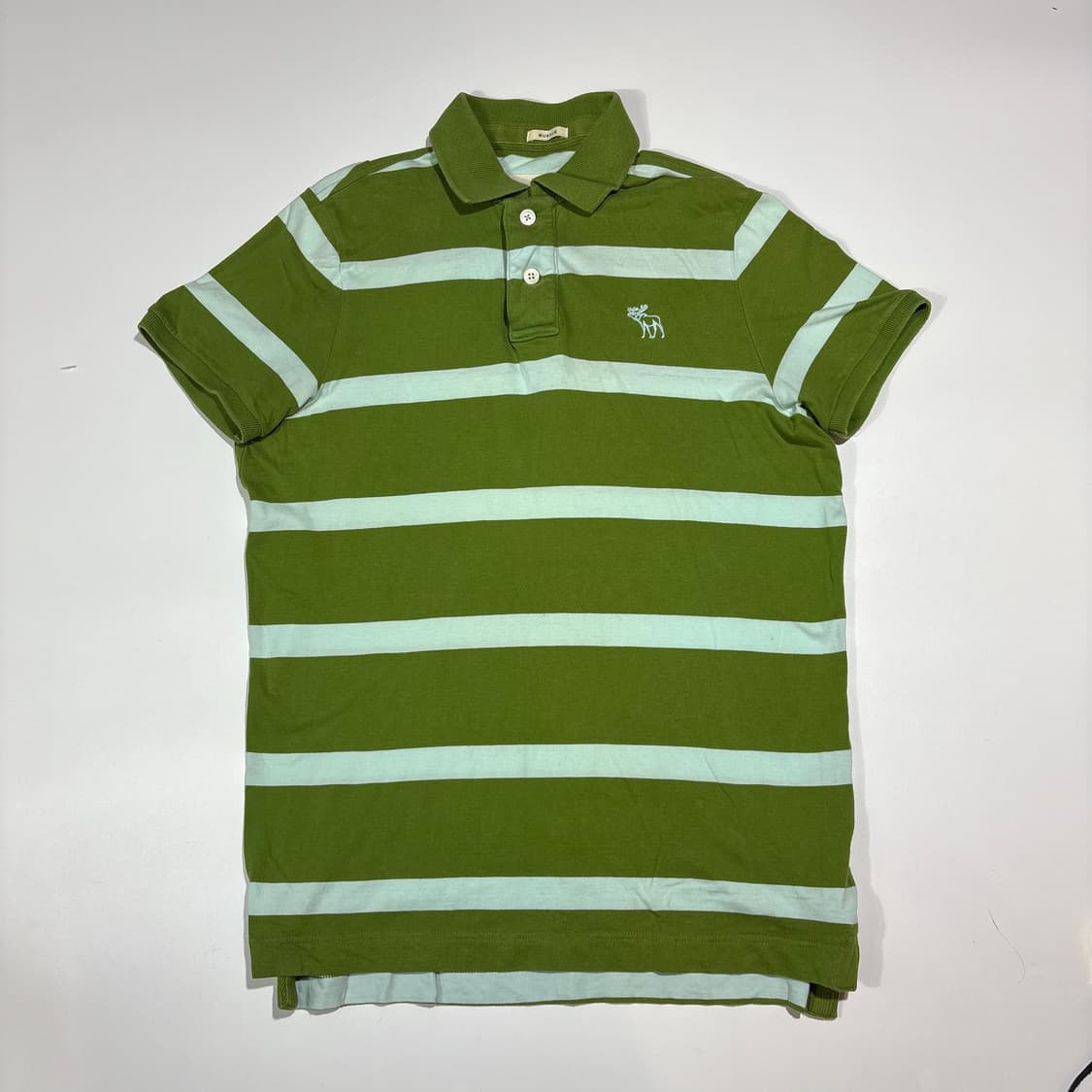 아베크롬비 그린 스트라이프 카라티 상품이미지1