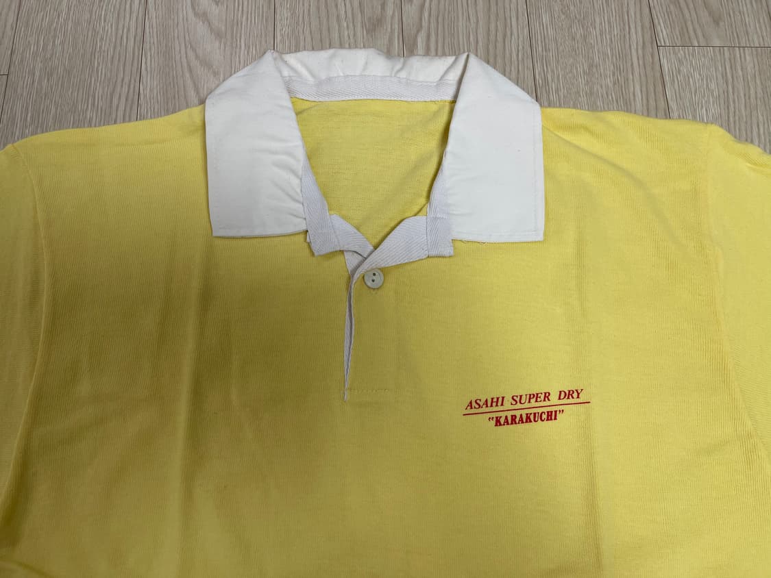 아사히 수퍼 드라이 비어 서버 티셔츠 빈티지 90s 상품이미지2