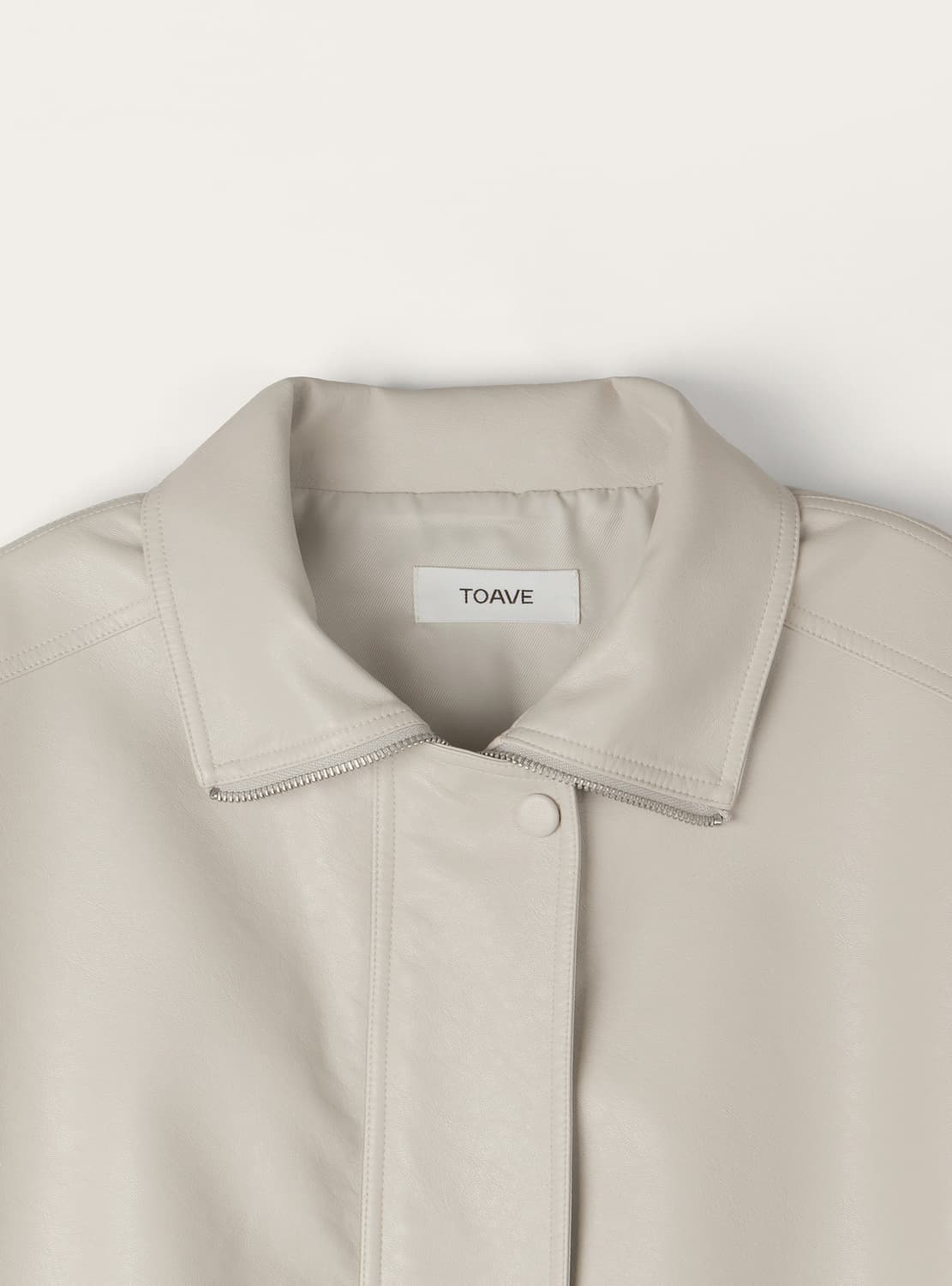 토아베 하이 레더 자켓(그레이지) 상품이미지3