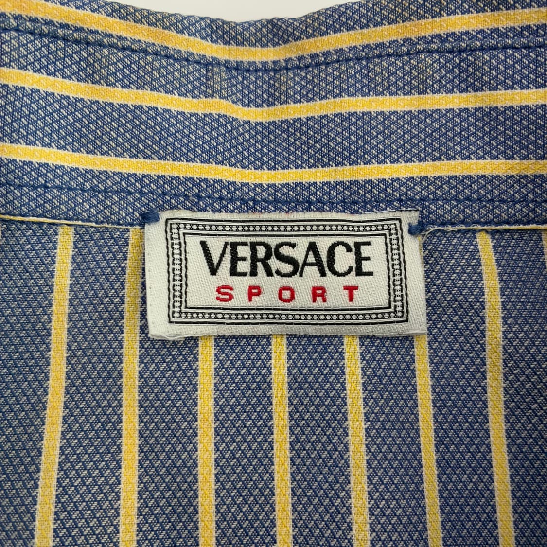 Versace  베르사체 메두사 자수 은장 스트라이프 셔츠   상품이미지4