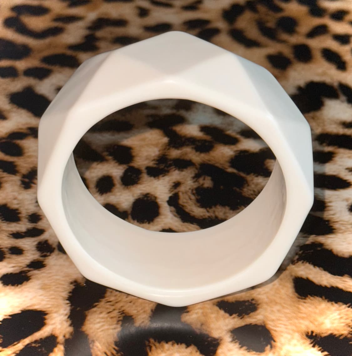 헤이세이 시부야 갸루 그런지 아이보리 다이아 빈티지 뱅글 팔찌 상품이미지2