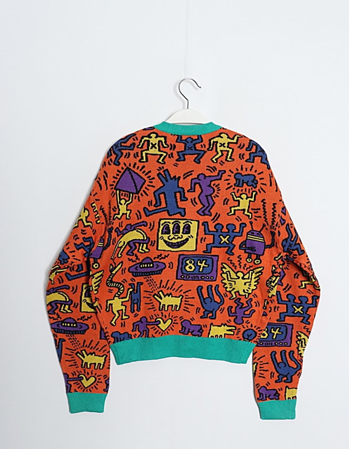  SLY x Keith Haring Pattern Cardigan 상품이미지4