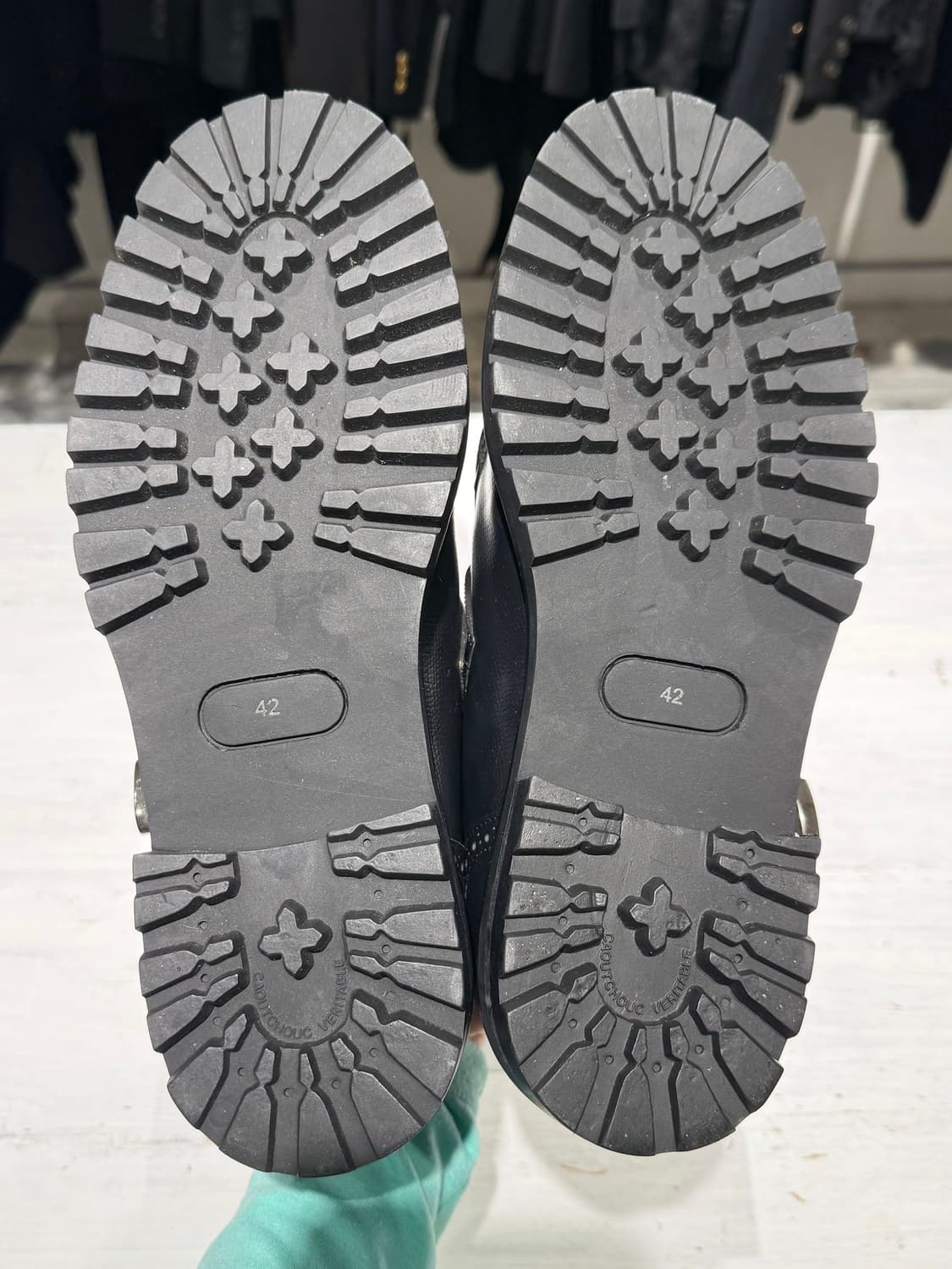 토가 비릴리스 블랙 웨스턴 버클 퍼 로퍼 상품이미지7