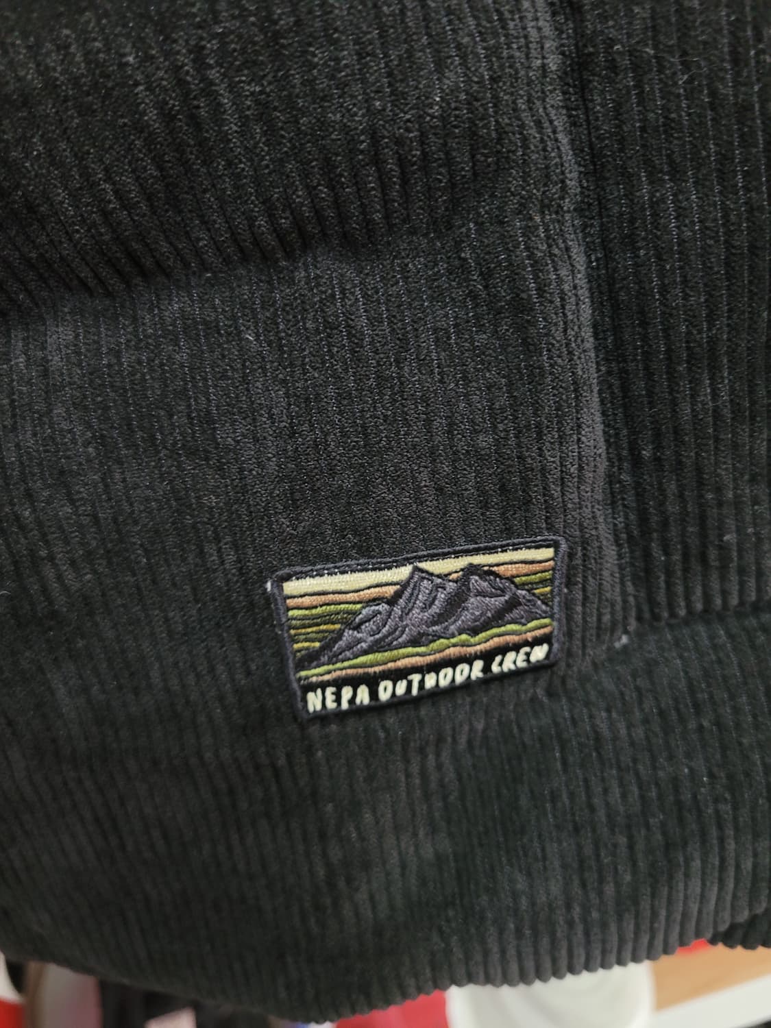 NEPA 네파 코듀로이 블랙 패딩 점퍼 오리털 상품이미지2