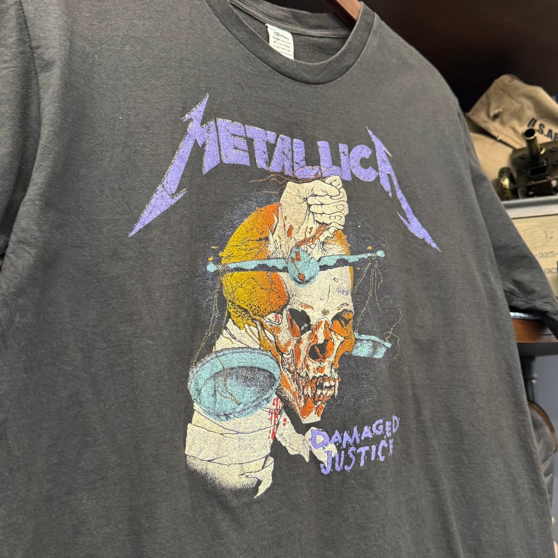 메탈리카 88' 월드투어 데미지 저스티스 그래픽티 레플리카 N845    상품이미지3