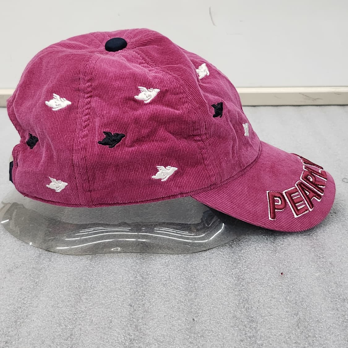 PEARLY GATES 코듀로이 골프캡 다크핑크 상품이미지4
