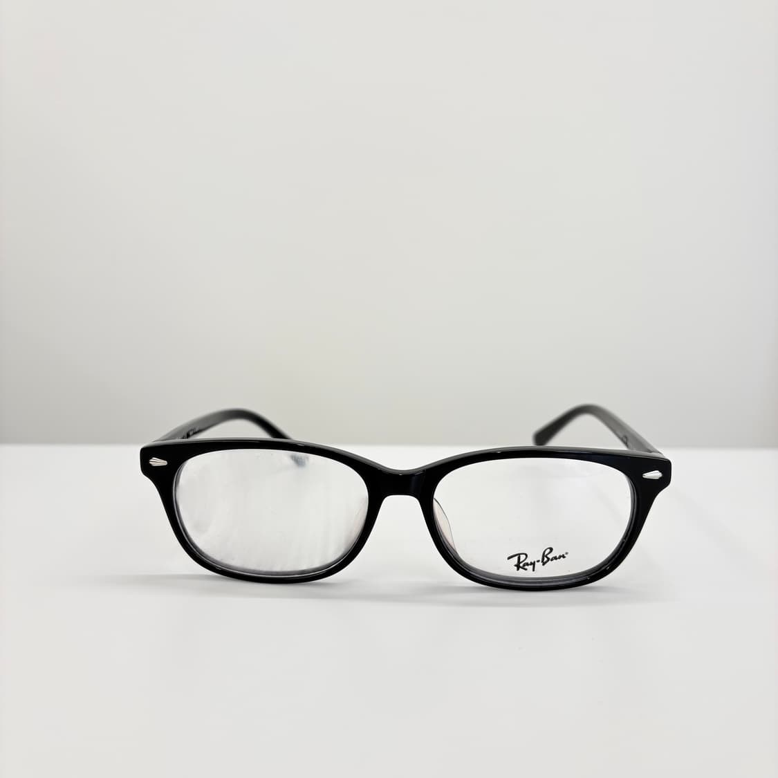 RAYBAN 레이밴 블랙 스퀘어 뿔테 상품이미지3