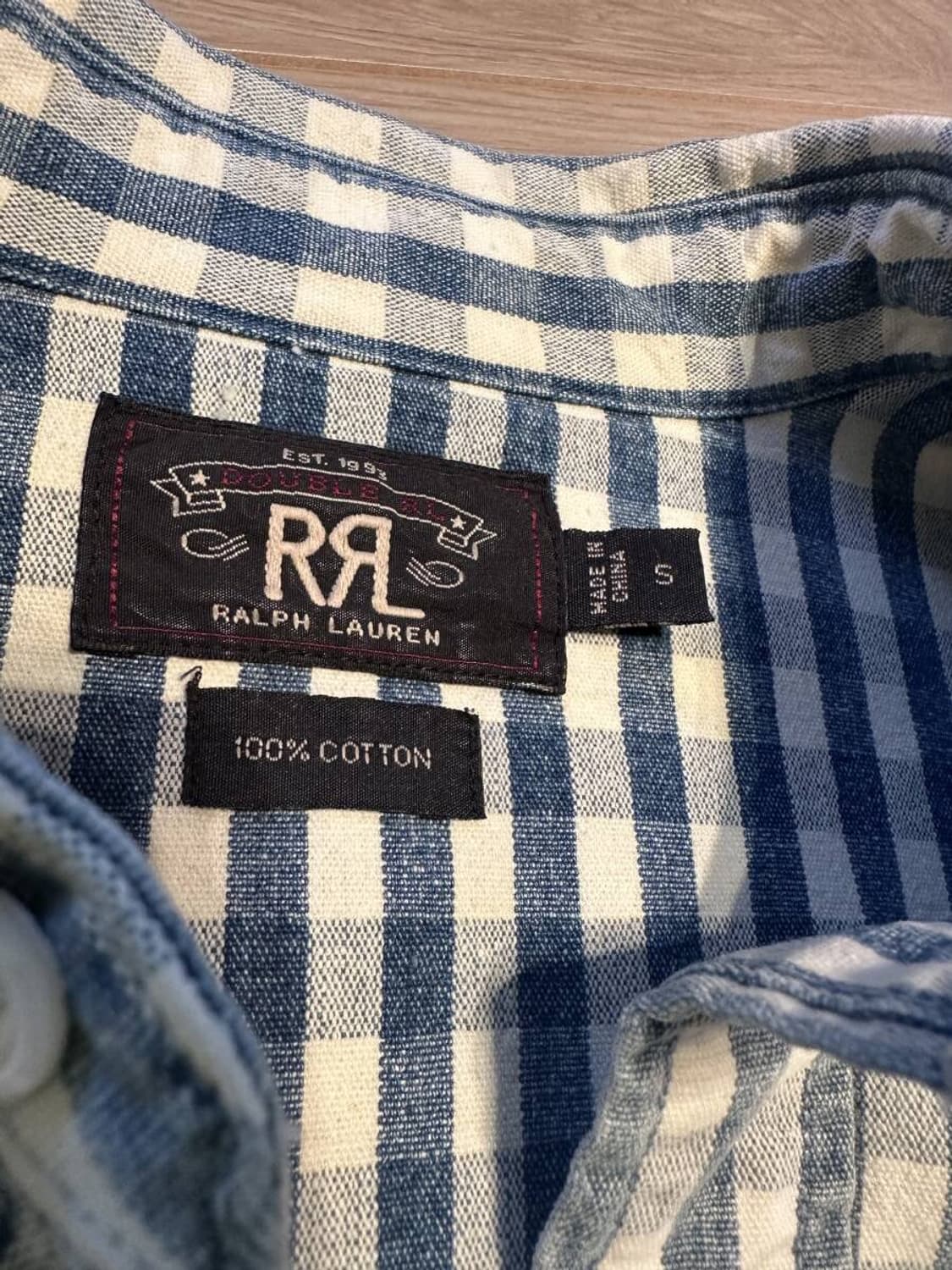 RRL(더블알엘) "Indigo Check Western Shirt" 상품이미지5