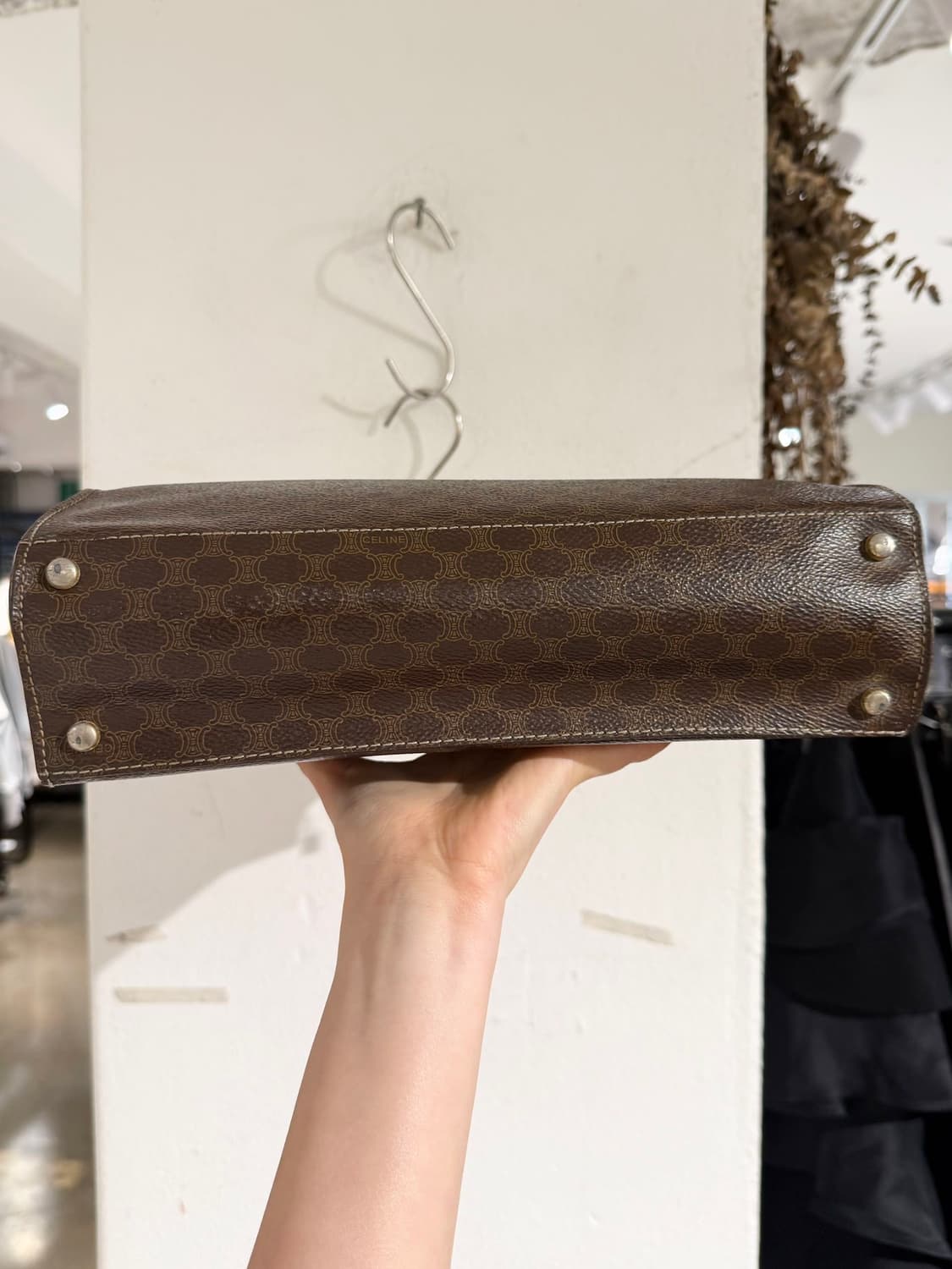 셀린느 브라운 마카담 탑핸들 토트백 상품이미지6