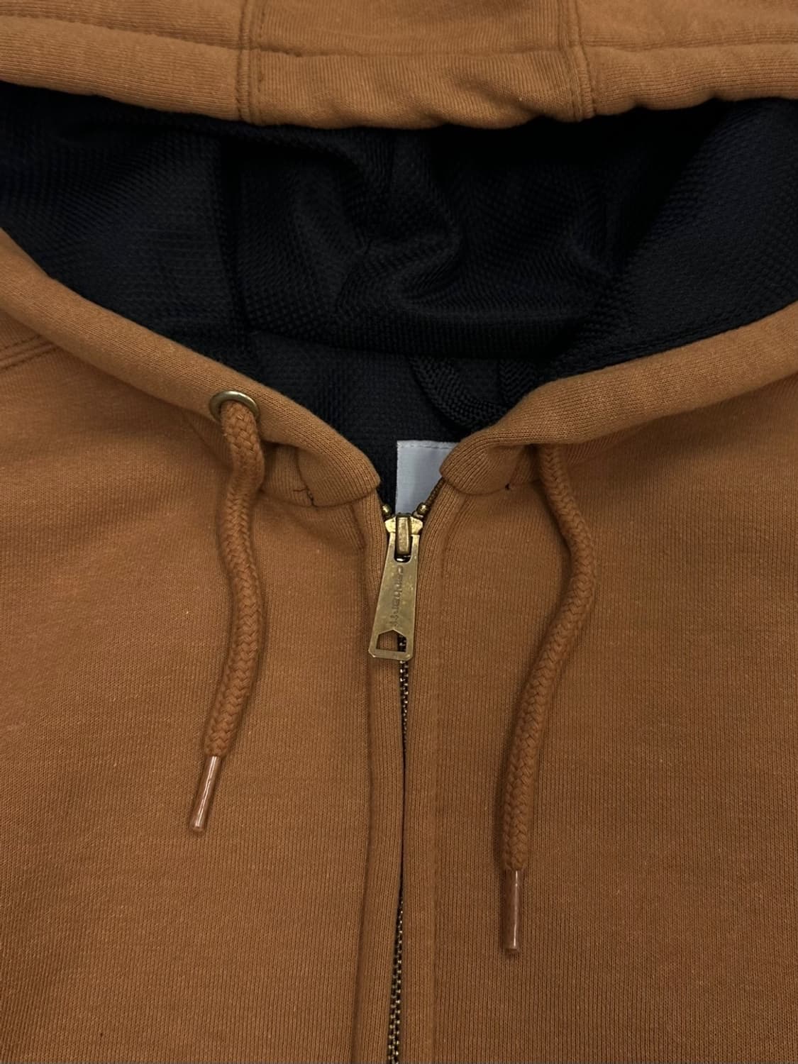 칼하트 써멀 후드집업 브라운 된장색 (M~XL) 상품이미지3