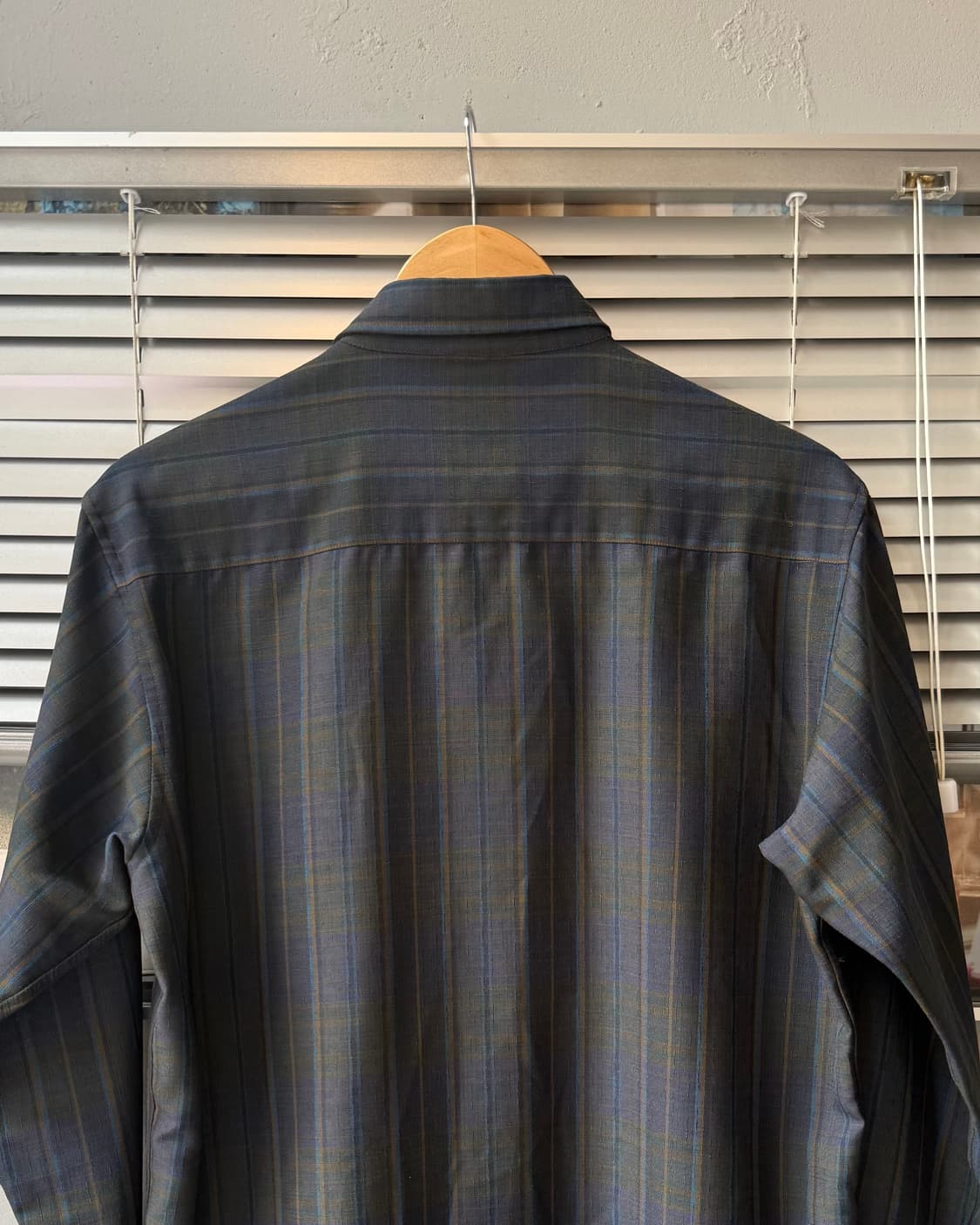 YSL 90s linen check shirt 상품이미지7