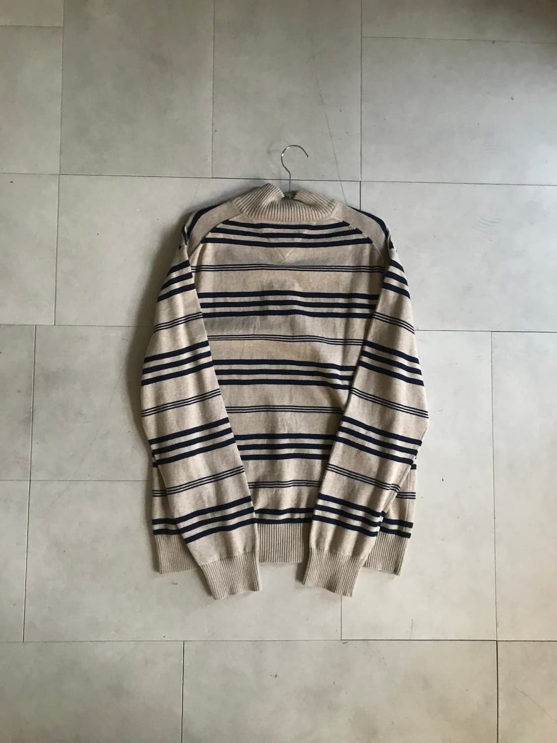 타미힐피거 베이지 니트 반집업 상품이미지7