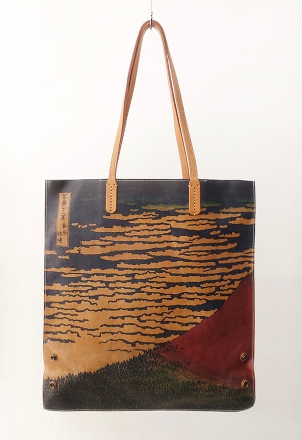 호쿠사이 <붉은후지> 아트 프린트 토트 상품이미지2