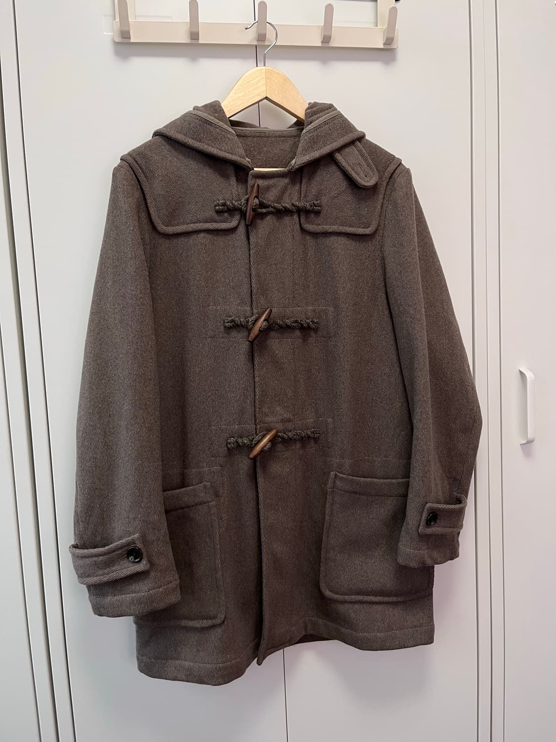 Comme ca ism 브라운 울 더플코트 상품이미지4