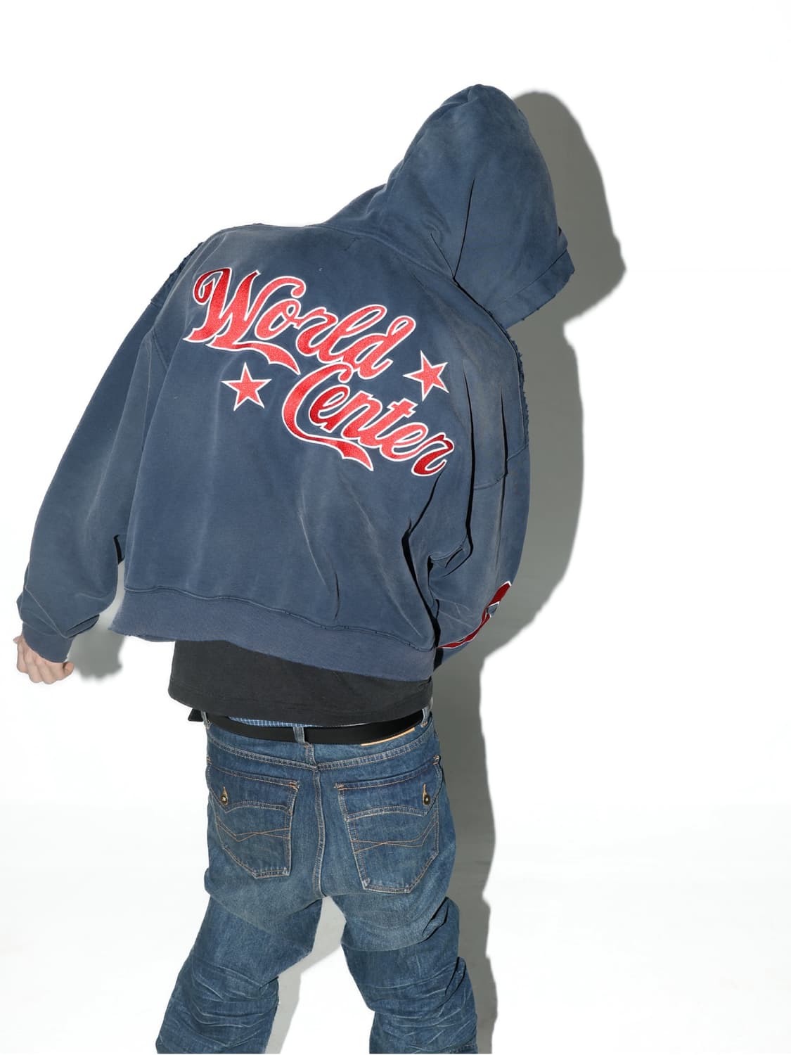 Sunwashed Embroidered Cropped Hoodie  상품이미지2